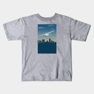 Cessna over Atlanta Kids T-Shirt